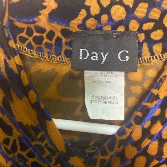 Unique blue orange bodysuit - Picture 5 of 7